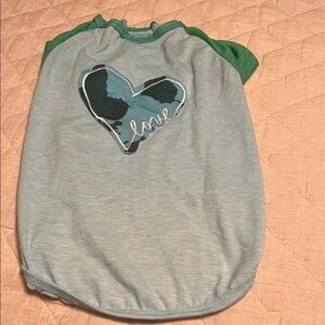 Ellen Degeneres Light Blue Fabric Dog Shirt